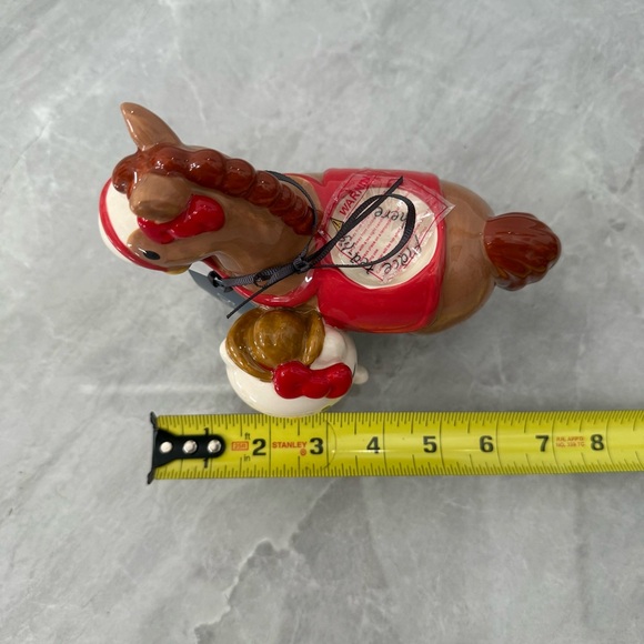 Hello Kitty Blue Sky Western Cowgirl Horse Ceramic Tea Light Holder Home Decor - Picture 13 of 13